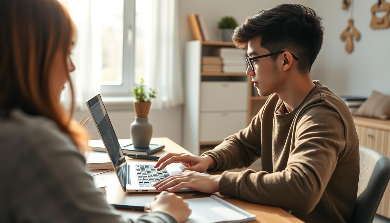 Digital learning platform with online study materials