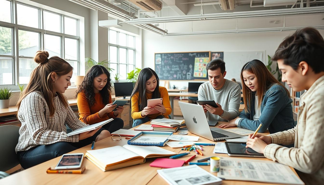 University campus and scholarly atmosphere in Berlin